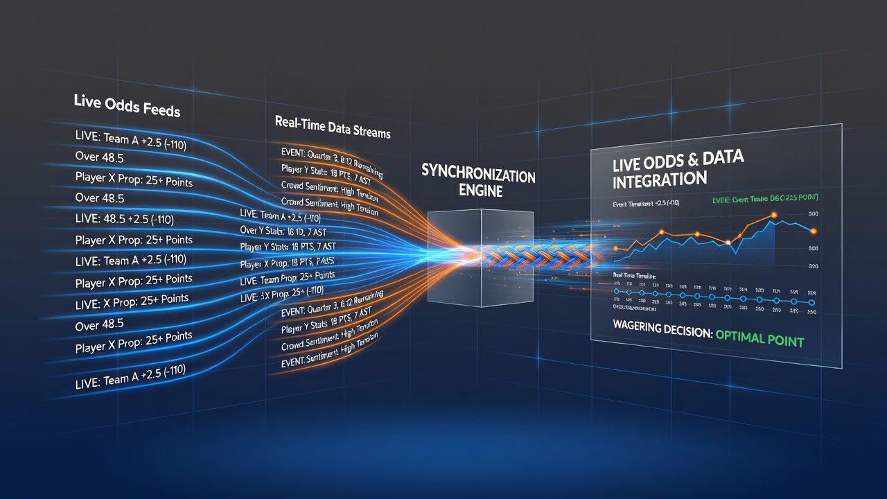 Synchronisatie van live odds feeds met real-time data streams in sportweddenschappen
