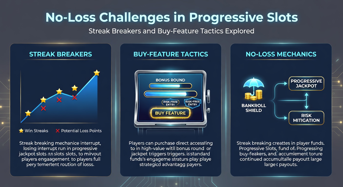 Grafiek met een dalende en herstellende winlijn in een progressieve slot, met streak breaker-icoon gemarkeerd