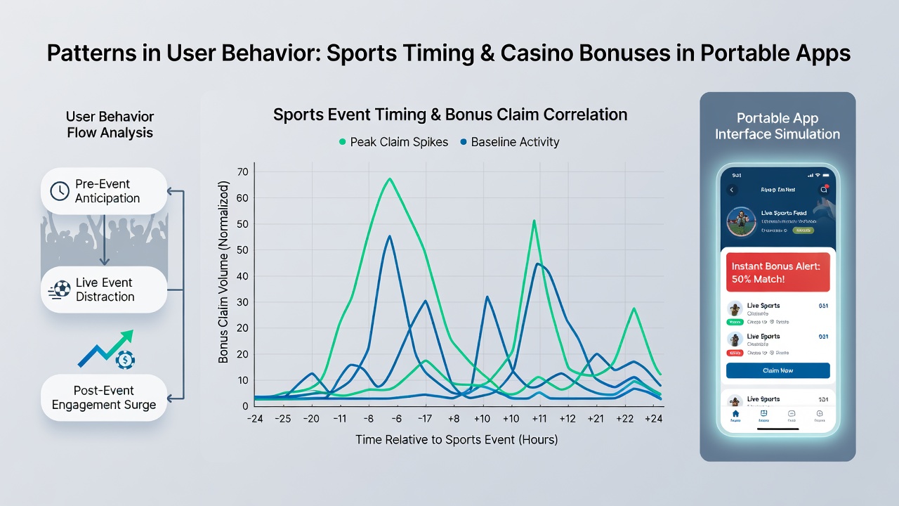 Heatmap van gebruikersactiviteit in mobiele casino apps gekoppeld aan sporttiming