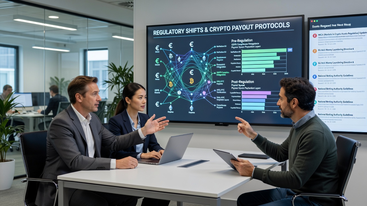 Technische teams configureren crypto payout systemen onder nieuwe Europese regels