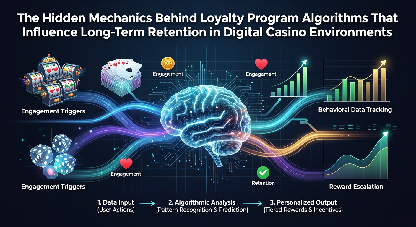Overzicht van algoritmes in digitale casino loyaliteitsprogramma's met dataflows en retentiepatronen