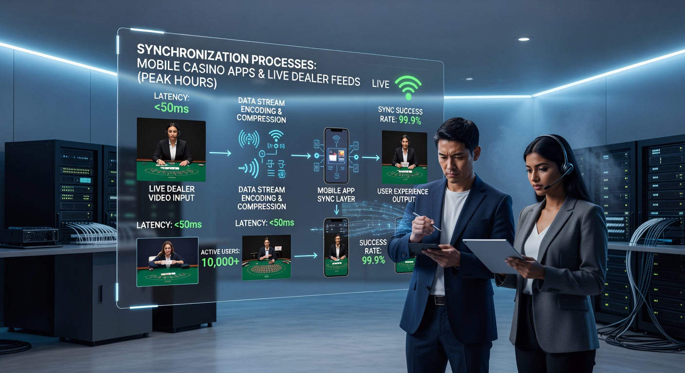 Netwerkinfrastructuur en servers die live feeds synchroniseren voor mobiele gebruikers op drukke momenten