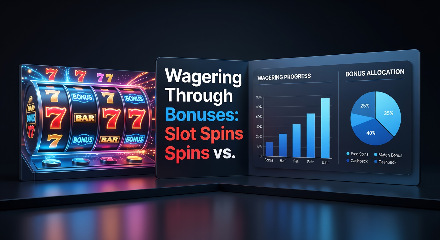 Grafiek die wagering contributions van slots en tafelspellen vergelijkt met bonuspercentages