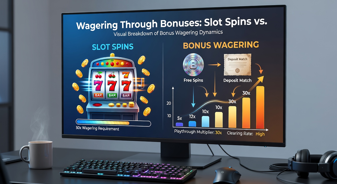Vergelijkingstabel van wagering percentages voor blackjack, roulette en slots met bonusvoorbeelden
